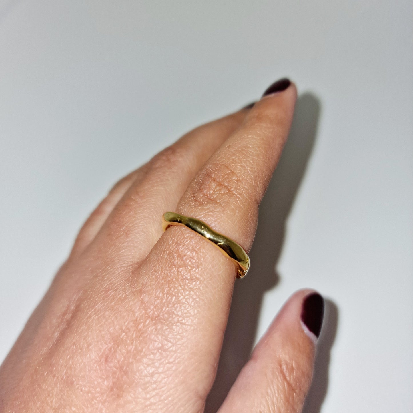 Schmaler Ring Gold Trouble Collection SHAGHAB JEWELLERY