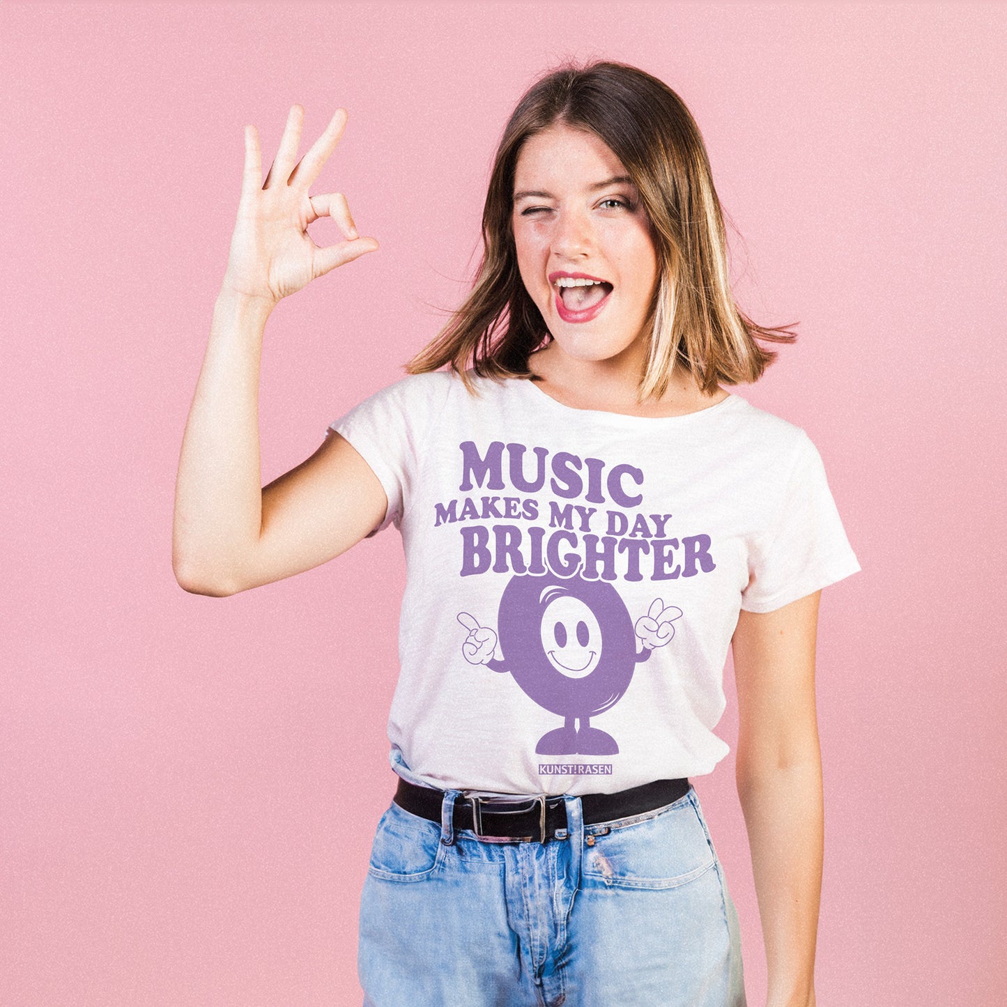 Music makes my day Shirt KUNSTRASEN