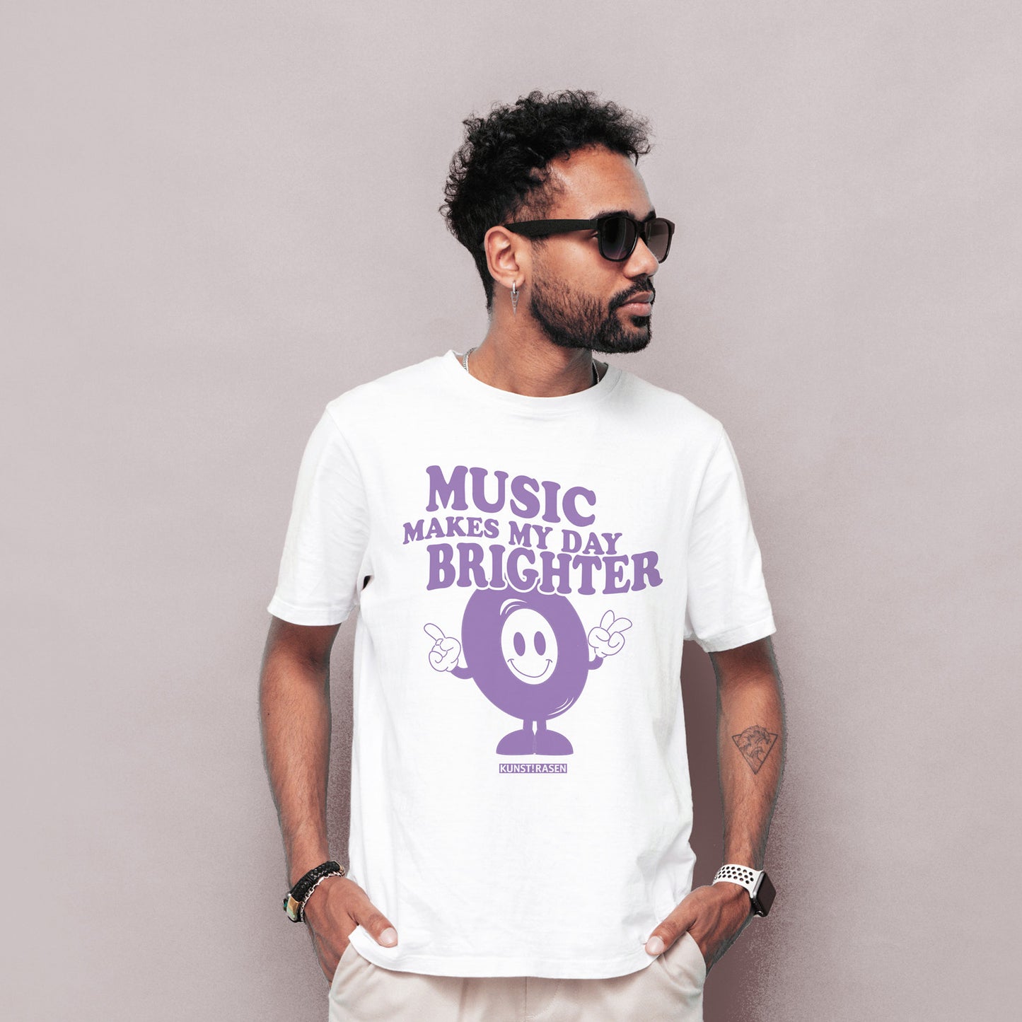 Music makes my day Shirt KUNSTRASEN