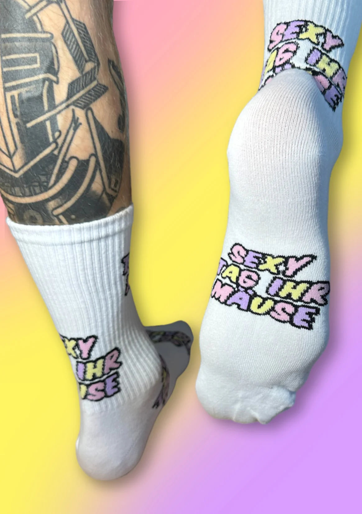 "Sexy Tag ihr Mäuse" Socken Lchtnbrg