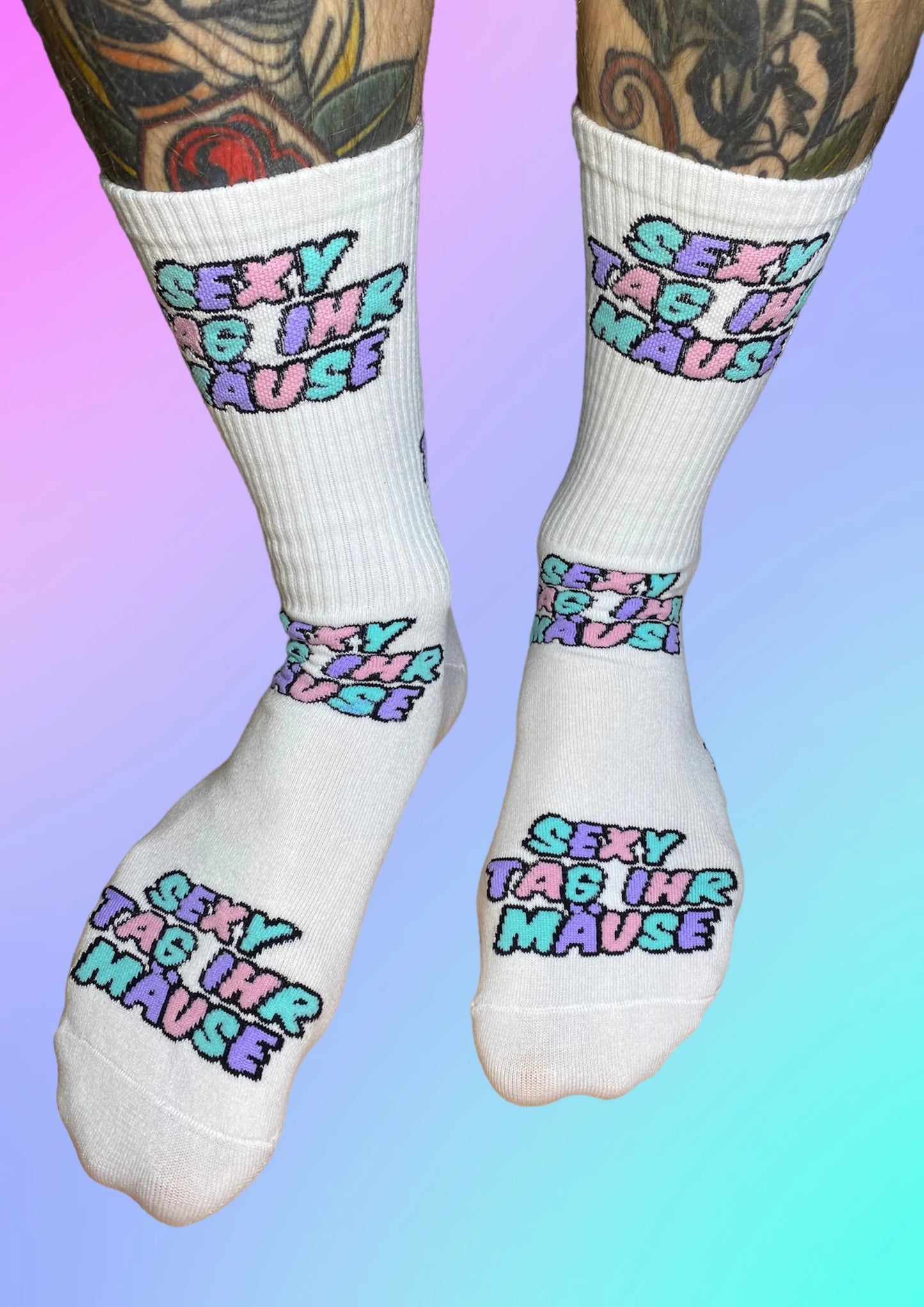 "Sexy Tag ihr Mäuse" Socken Lchtnbrg